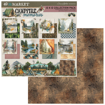49 And Market Campfire Memories 12x12 Inch Collection Pack by Dennis Bruton