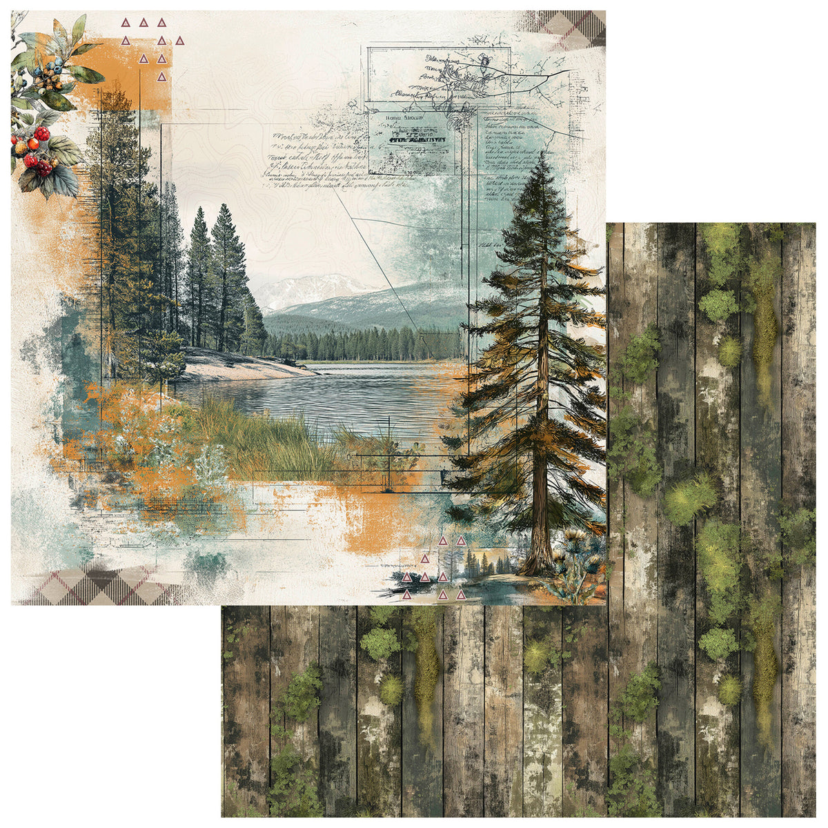 49 And Market Campfire Memories 12x12 Inch Collection Pack by Dennis Bruton