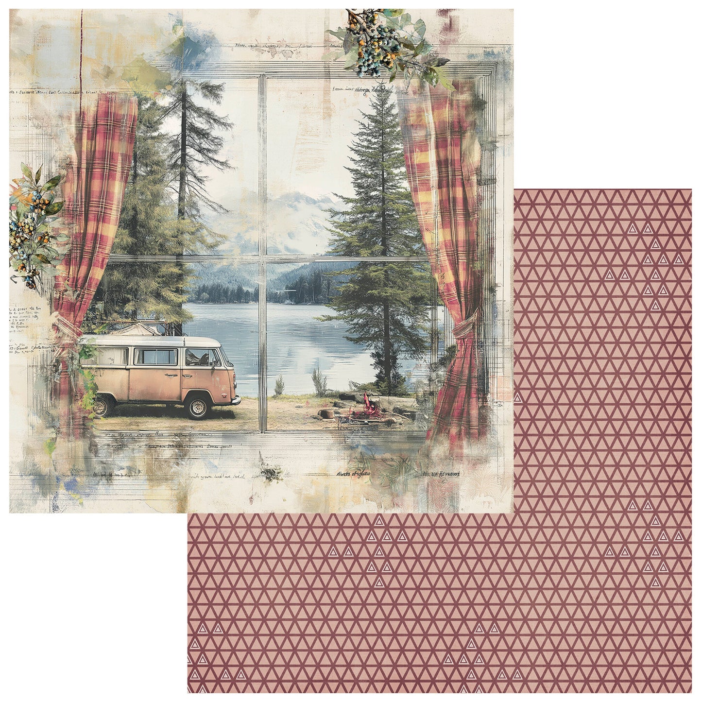 49 And Market Campfire Memories 12x12 Inch Collection Pack by Dennis Bruton