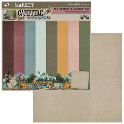49 And Market Campfire Memories 12x12 Inch Solids Collection Pack by Dennis Bruton