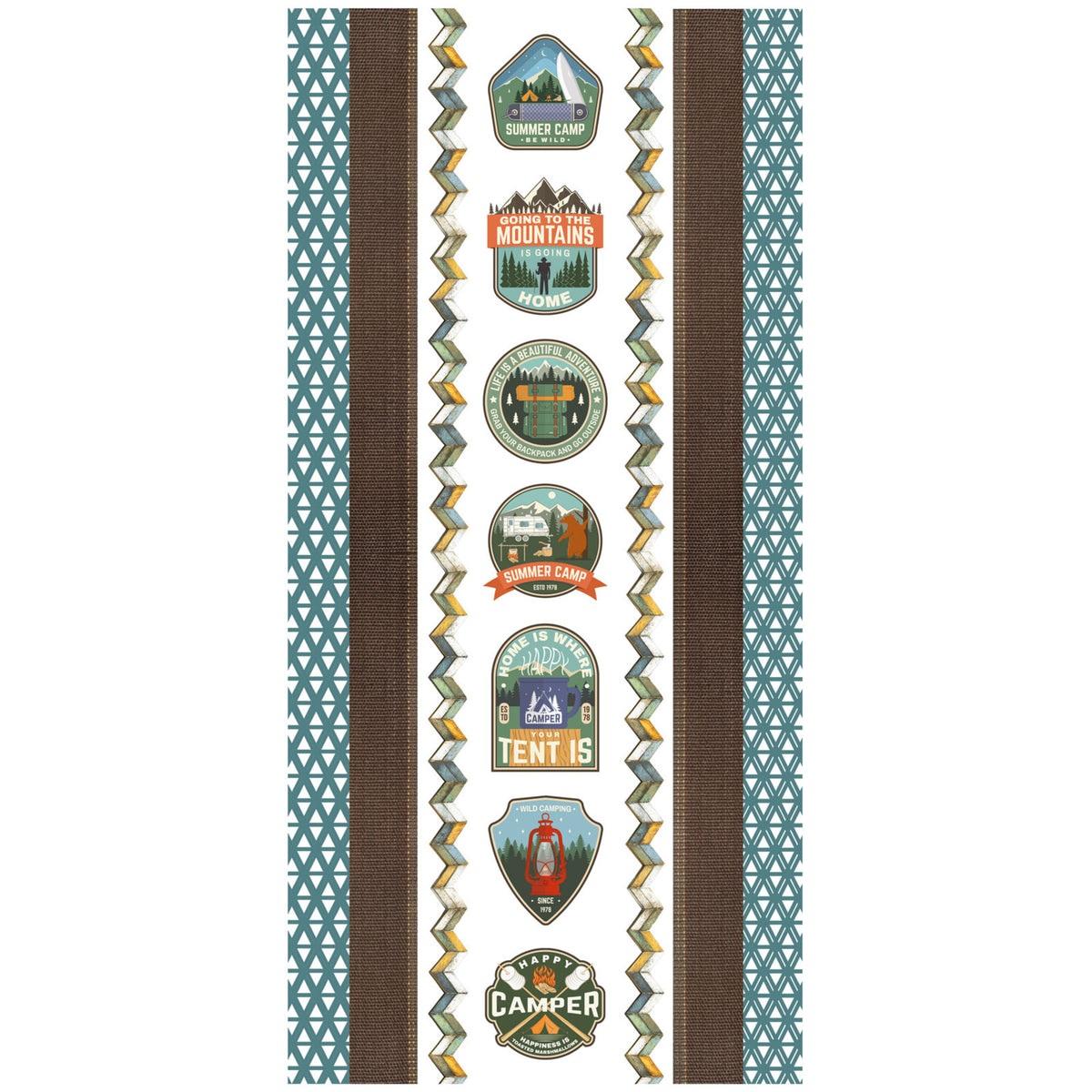 49 And Market Campfire Memories Washi Sheets by Dennis Bruton