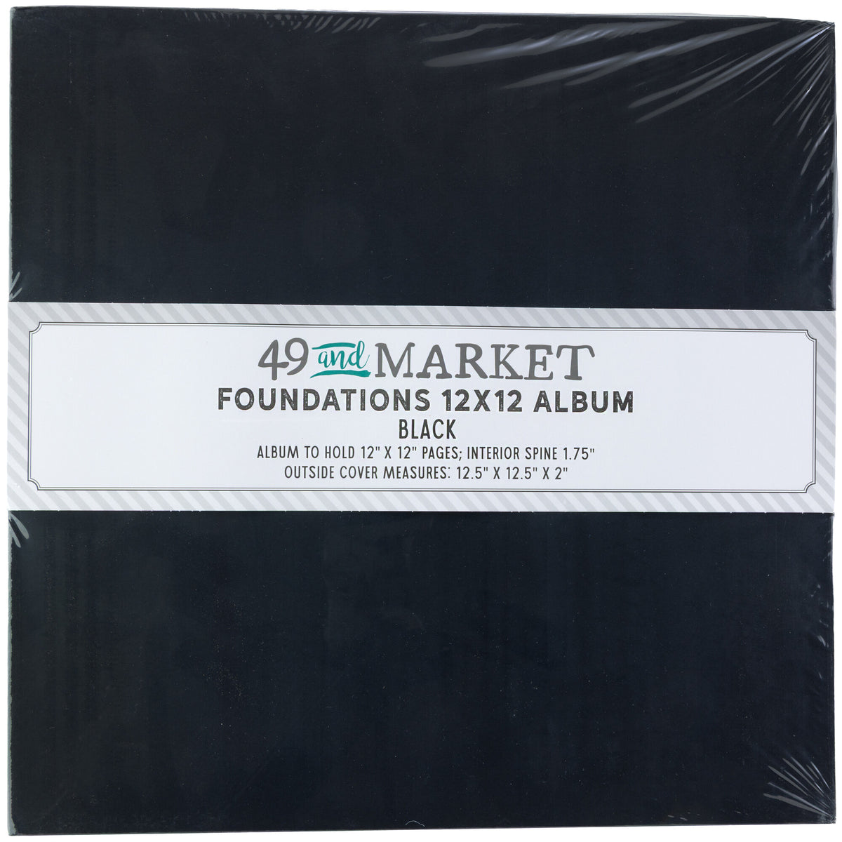 49 And Market Foundations 12x12 Inch Album Black