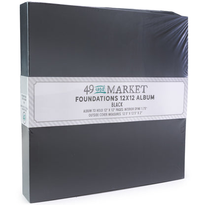 49 And Market Foundations 12x12 Inch Album Black