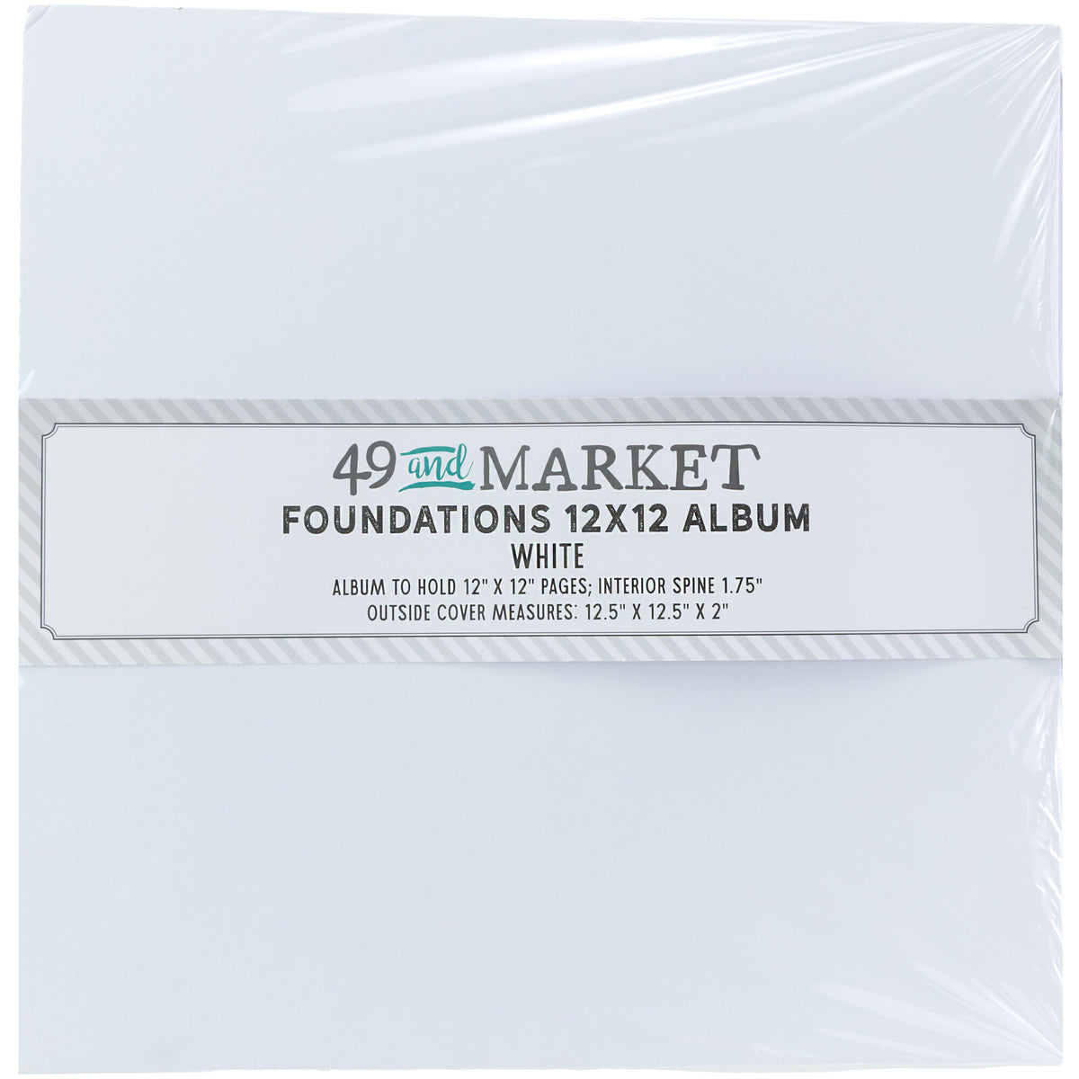 49 And Market Foundations 12x12 Inch Album White