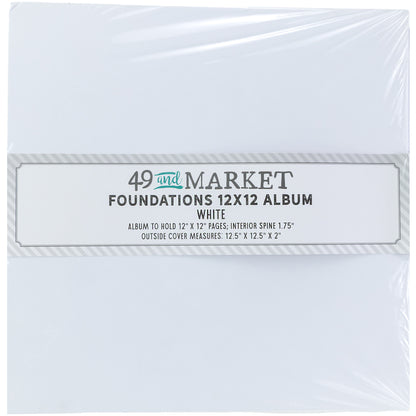 49 And Market Foundations 12x12 Inch Album White