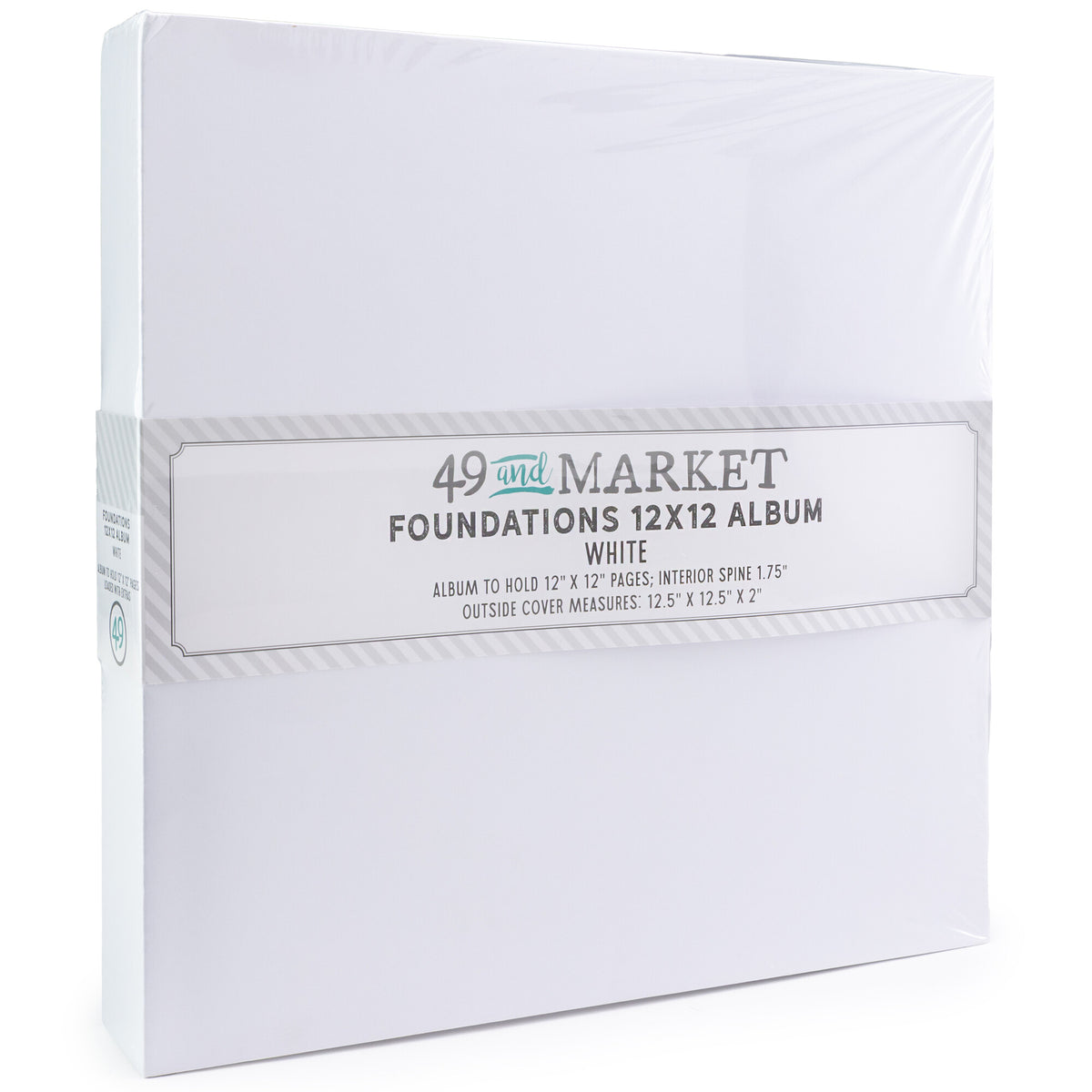 49 And Market Foundations 12x12 Inch Album White
