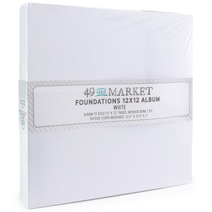 49 And Market Foundations 12x12 Inch Album White