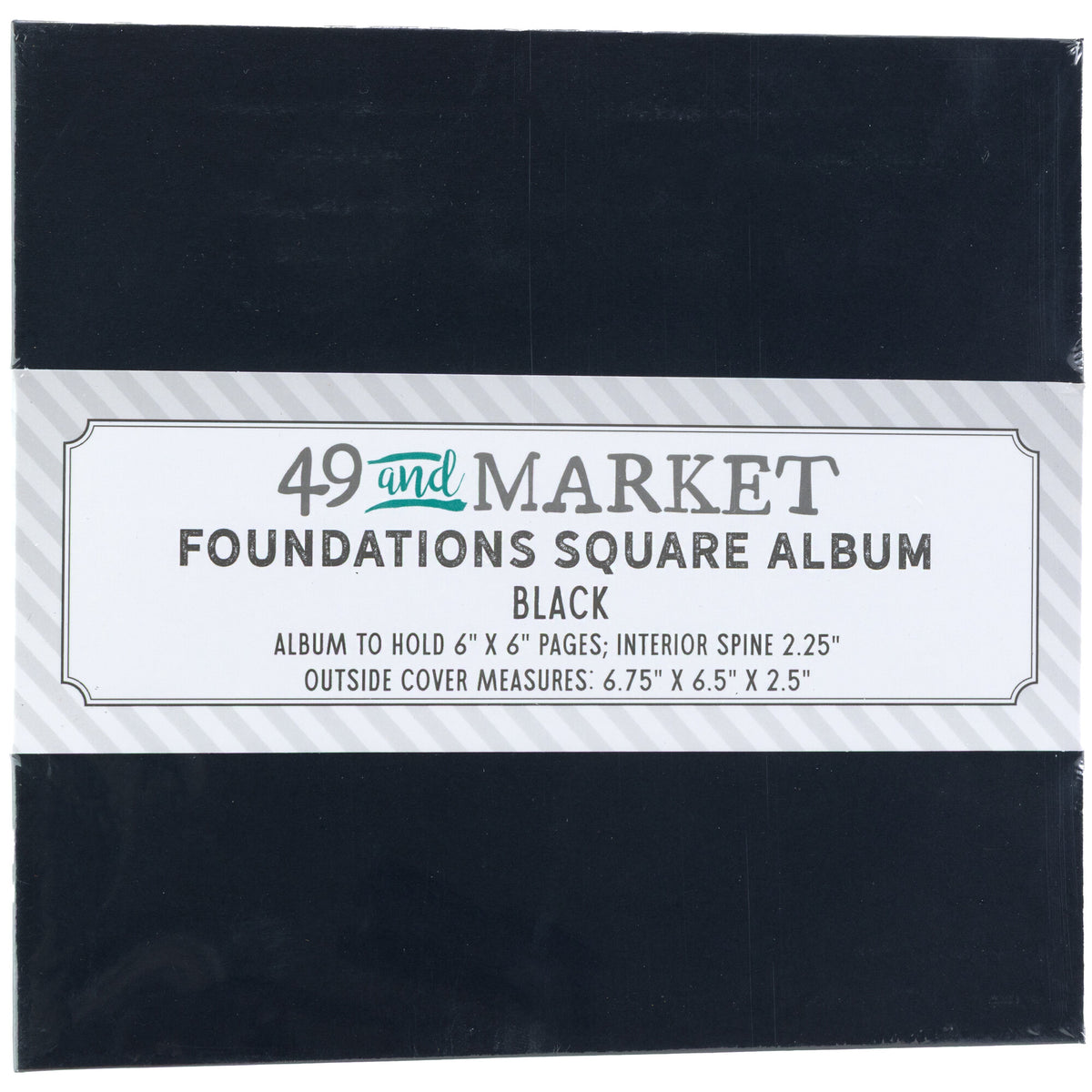 49 And Market Foundations Square Album Black
