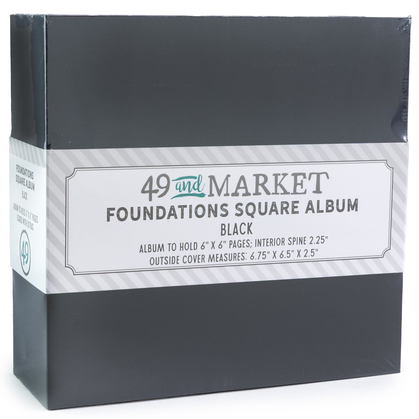 49 And Market Foundations Square Album Black