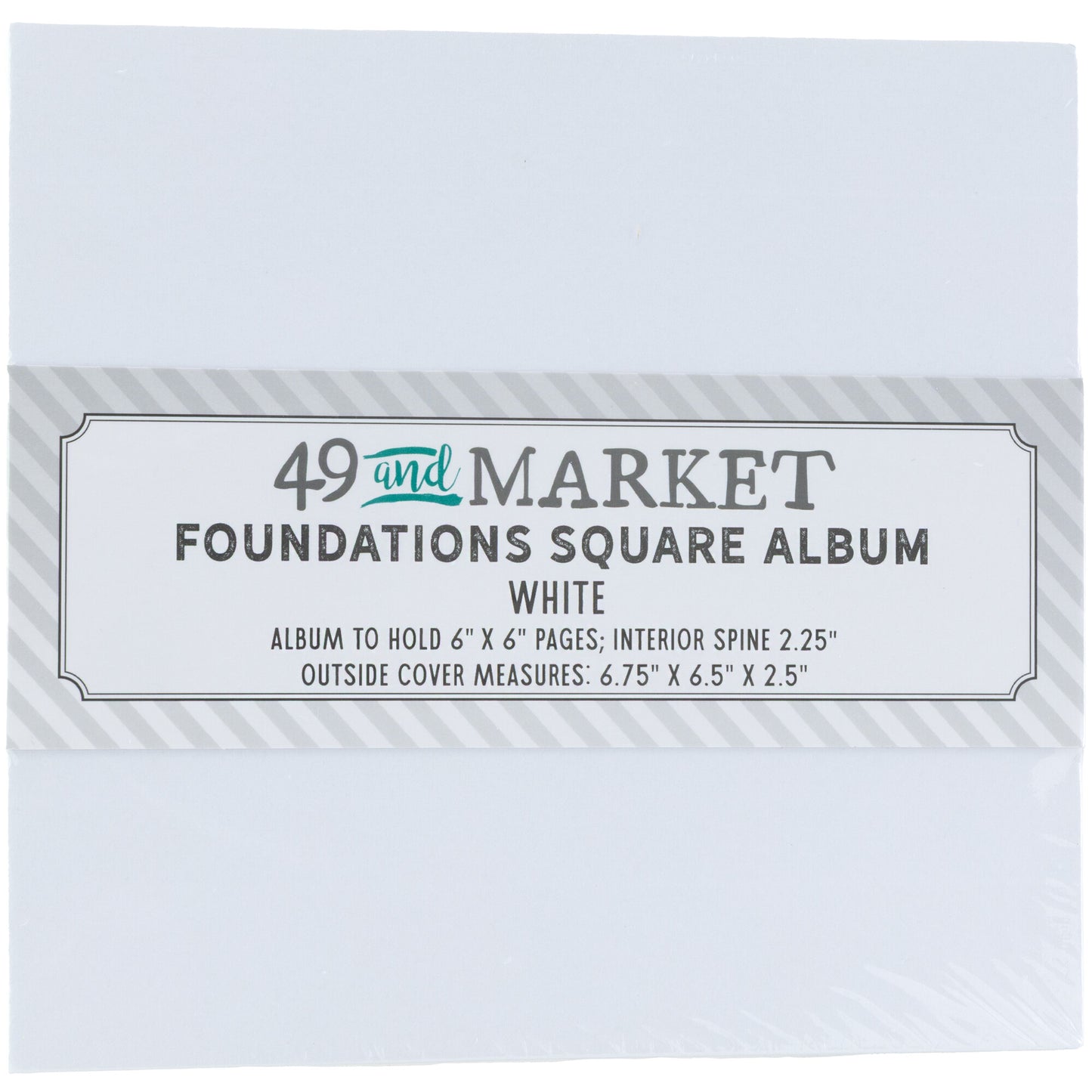 49 And Market Foundations Square Album White