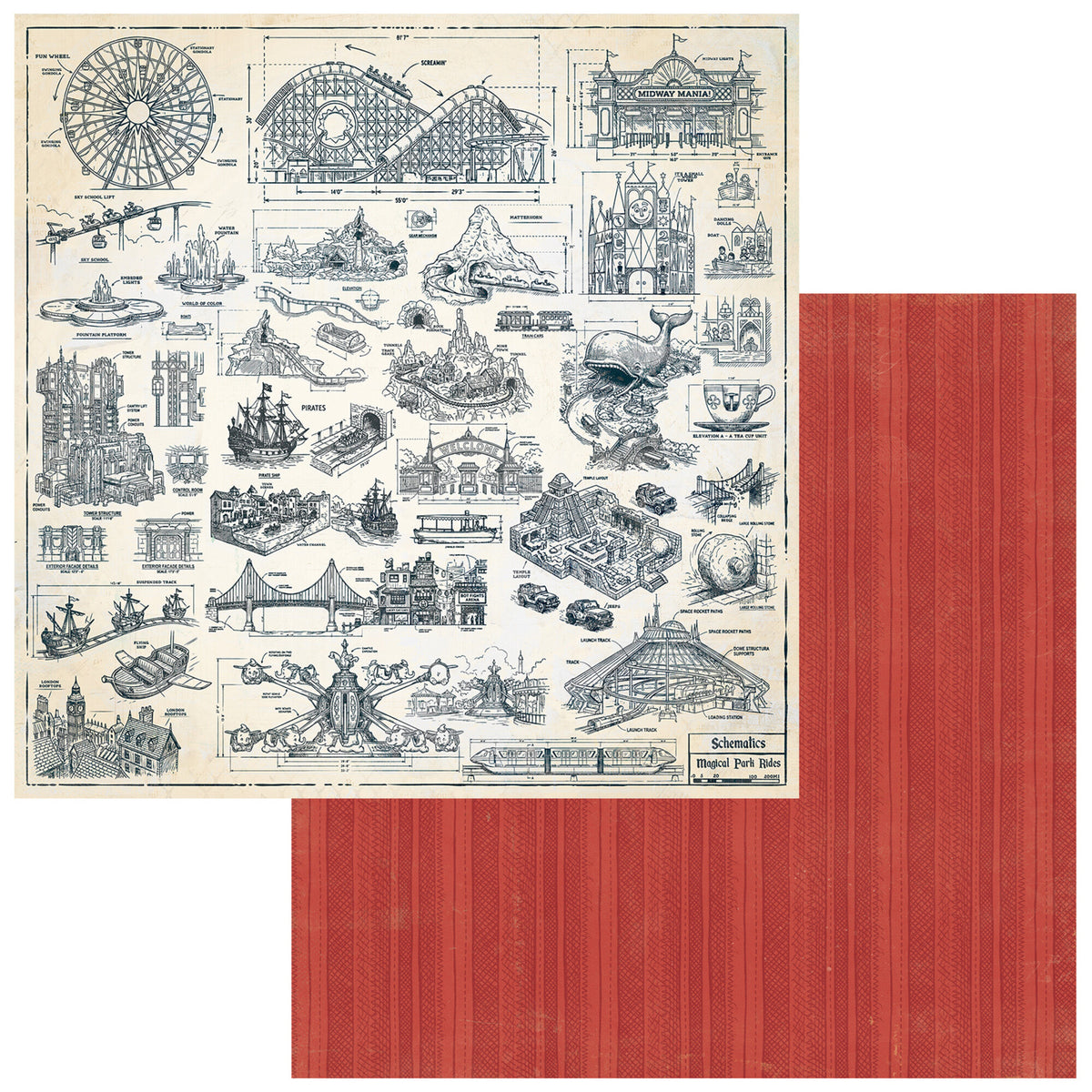 49 And Market Mouse & Co. 12x12 Inch Collection Pack by Michelle Coleman