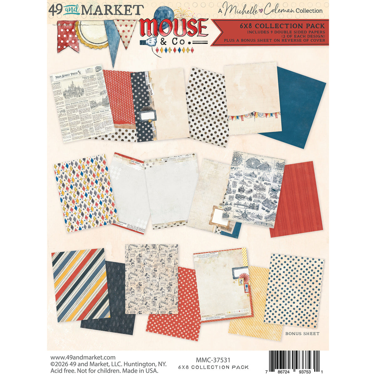 49 And Market Mouse & Co. 6x8 Inch Collection Pack by Michelle Coleman