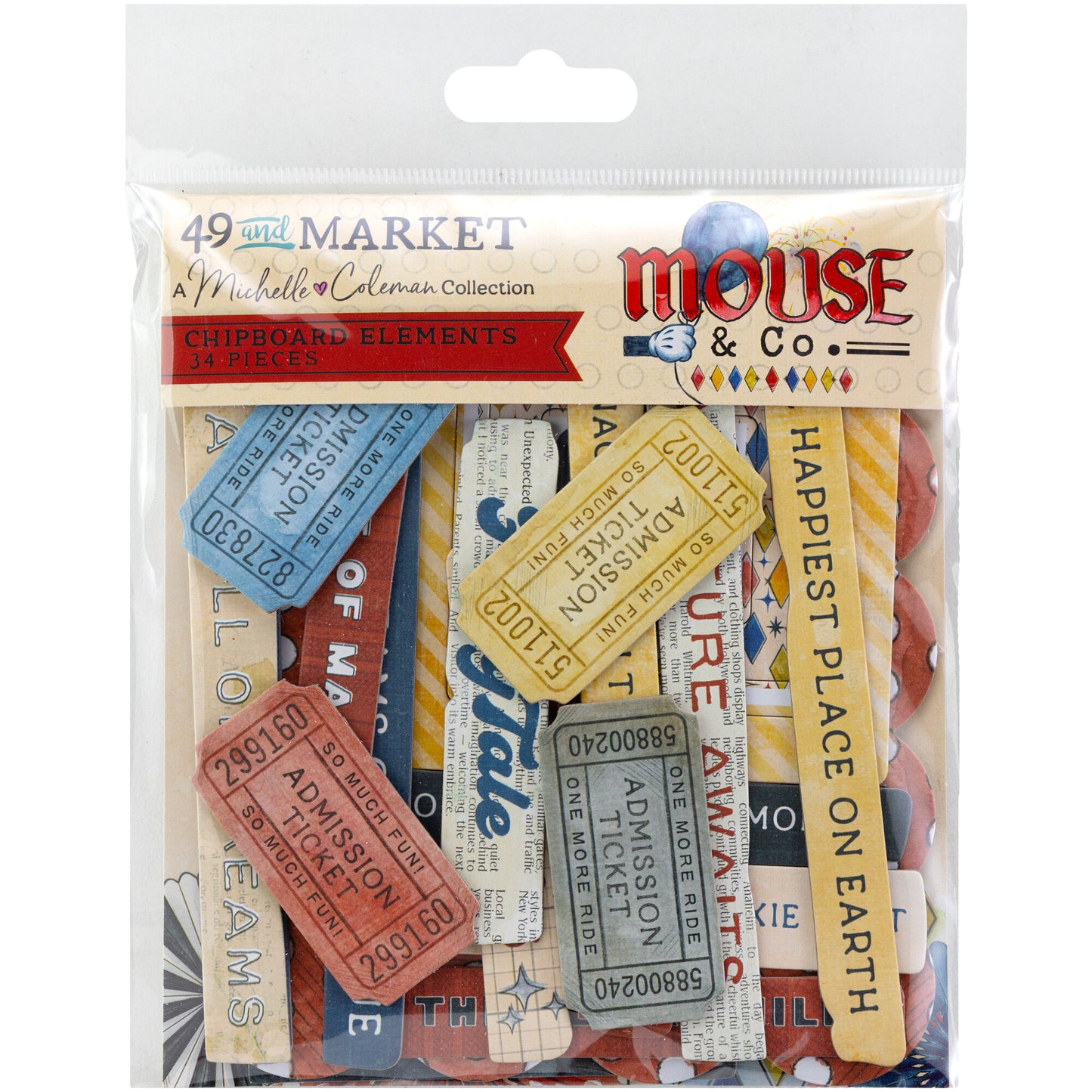 49 And Market Mouse & Co. Chipboard Set by Michelle Coleman
