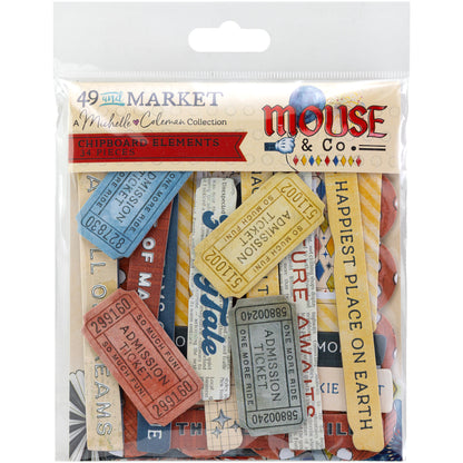 49 And Market Mouse & Co. Chipboard Set by Michelle Coleman