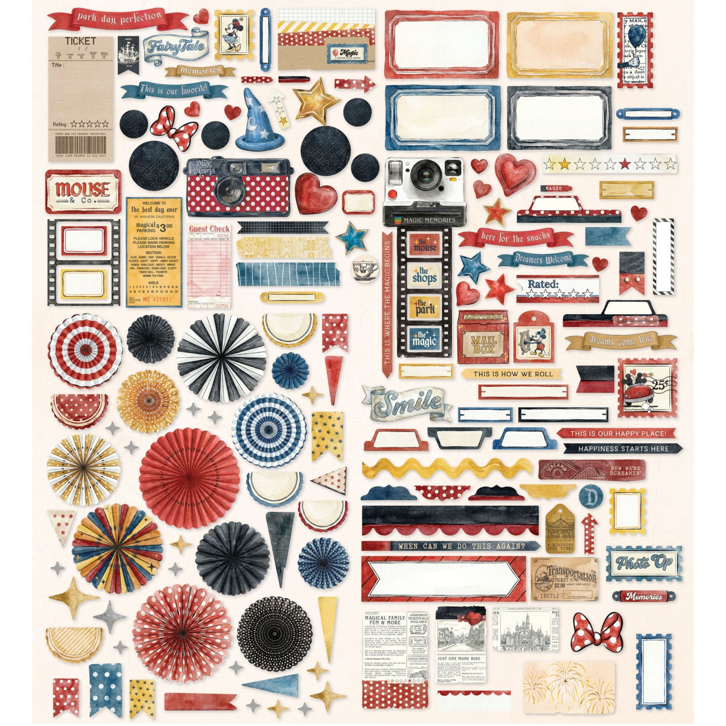 49 And Market Mouse & Co. Die-Cut Elements by Michelle Coleman