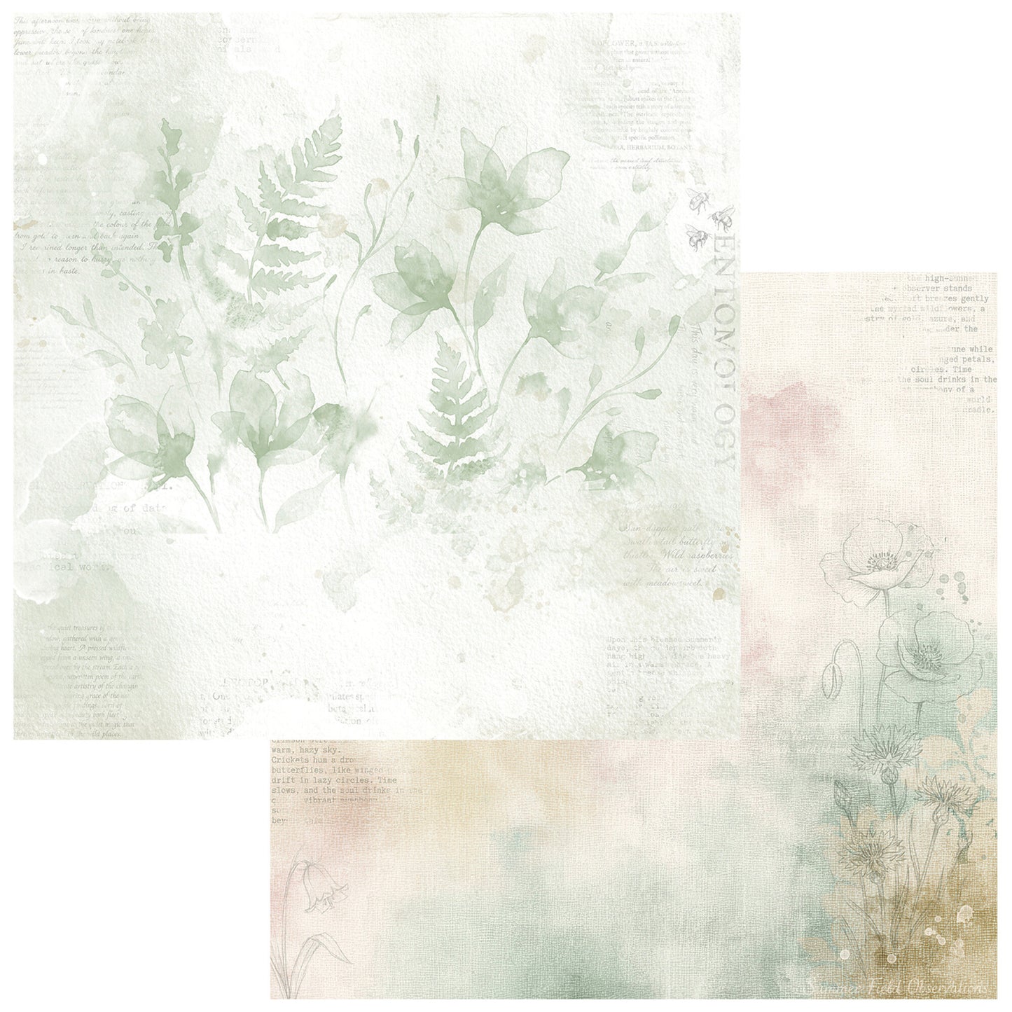 49 And Market The Quiet Observer 12x12 Inch Collection Pack by Arthouse Whimsy