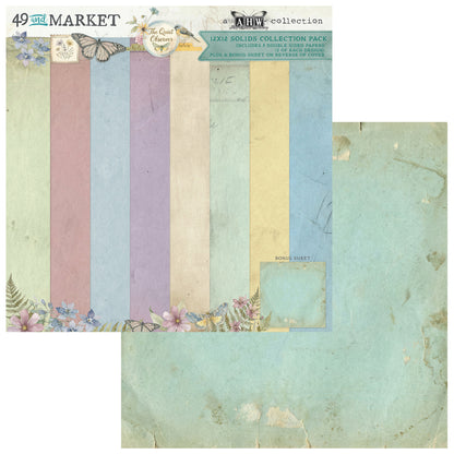 49 And Market The Quiet Observer 12x12 Inch Solids Collection Pack by Arthouse Whimsy