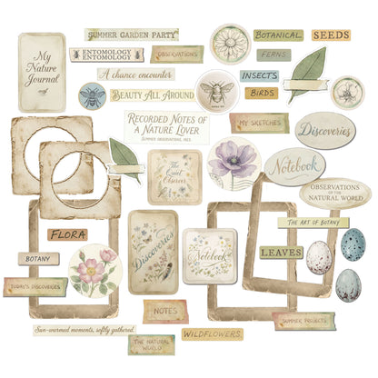 49 And Market The Quiet Observer Chipboard Set by Arthouse Whimsy