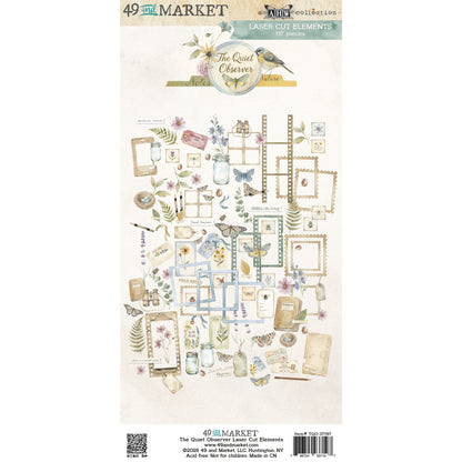 49 And Market The Quiet Observer Laser Cut Elements by Arthouse Whimsy