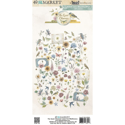 49 And Market The Quiet Observer Laser Cut Wildflowers by Arthouse Whimsy