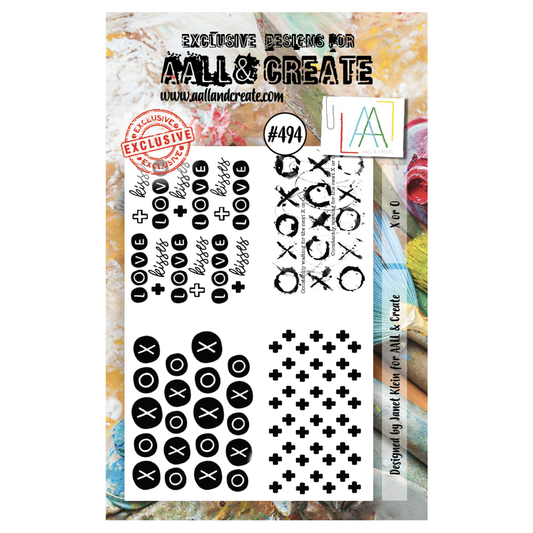 #494 - A7 Clear Stamp Set - X Or O