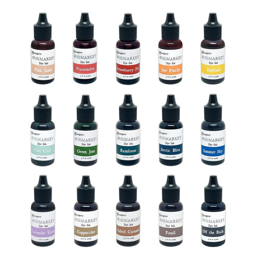 Ranger 49 And Market Dye Reinker Complete Collection - 15 Colours