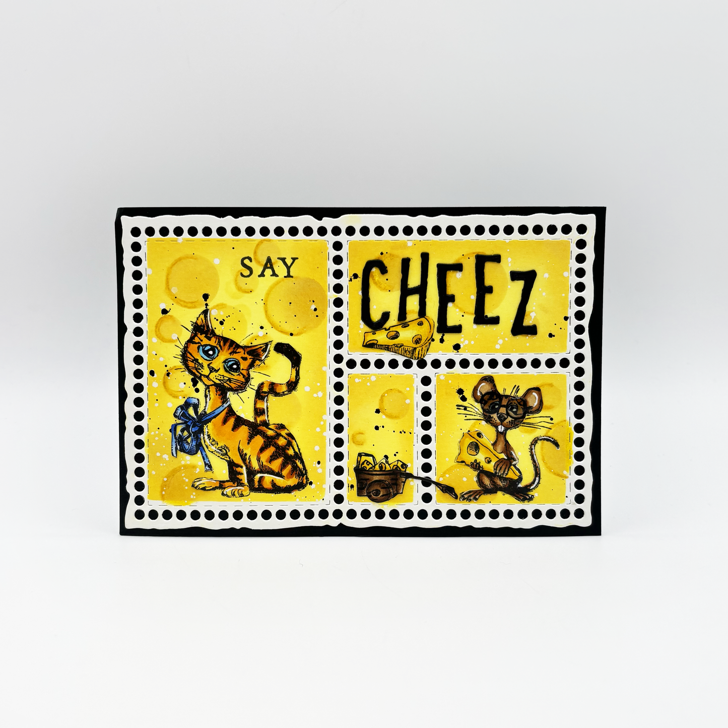 #1124 - A7 Stamp Set - Cheesed To Meet You