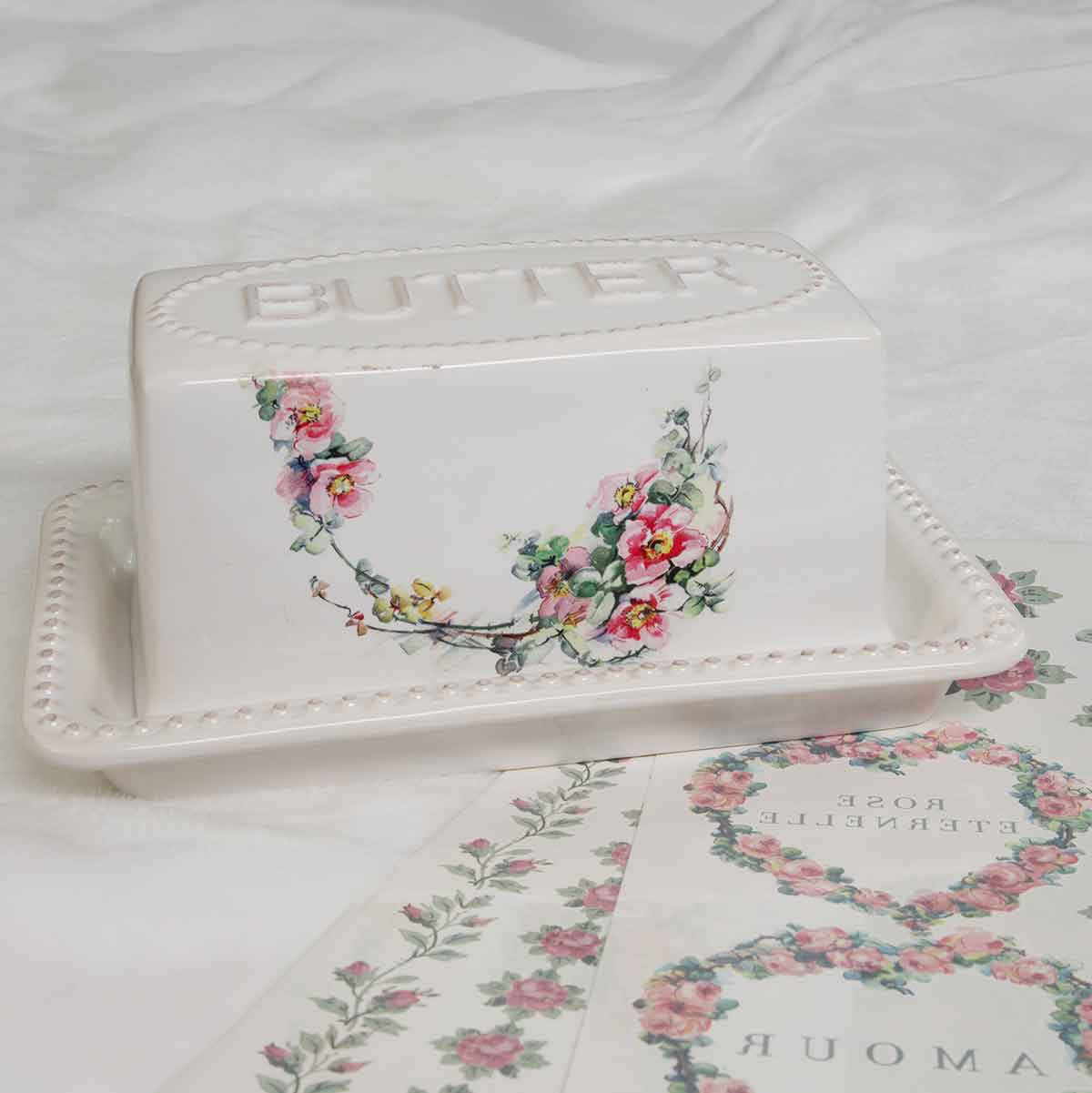 Re-design with Prima Nostalgic Blooms 8,5x11 Inch H2O Transfers (2pcs)