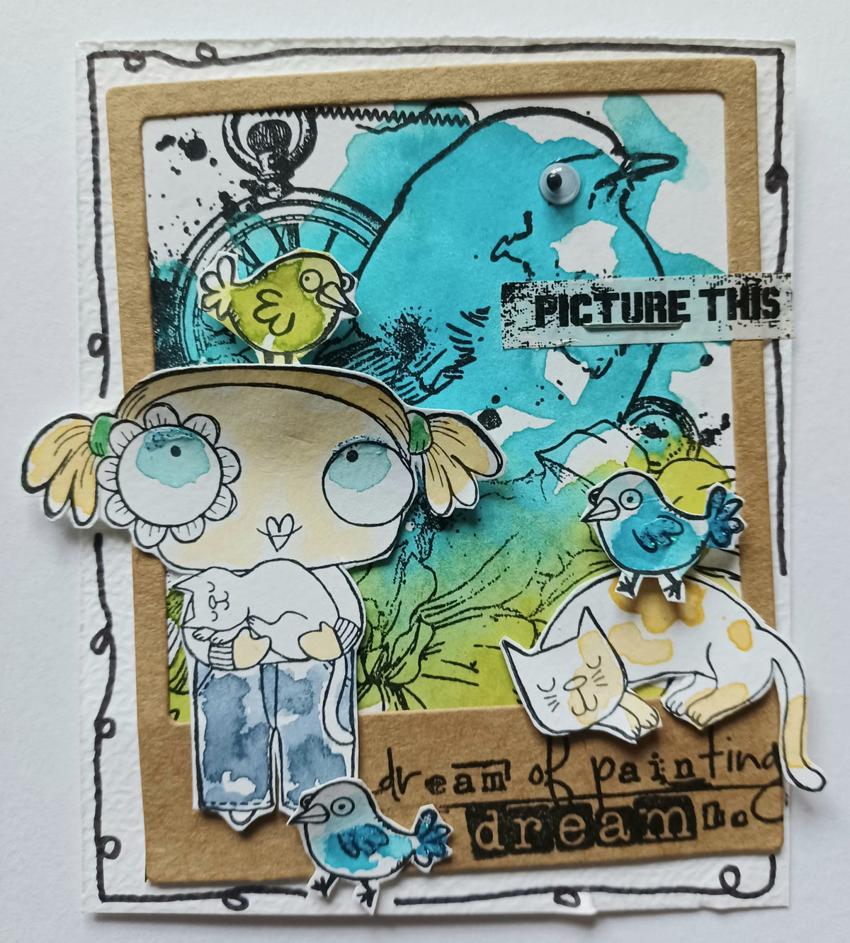 TP-269 - A5 Clear Stamp Set - Flourish