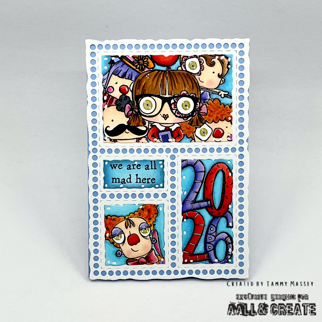 #1209 - A7 Stamp Set - Clown Around