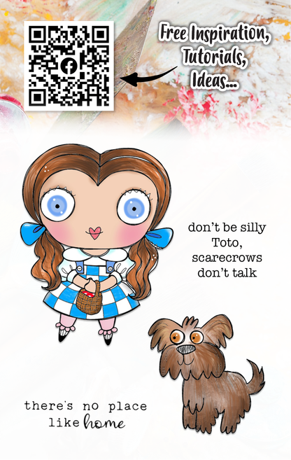 #501 - A7 Clear Stamp Set - Dorothy & Toto