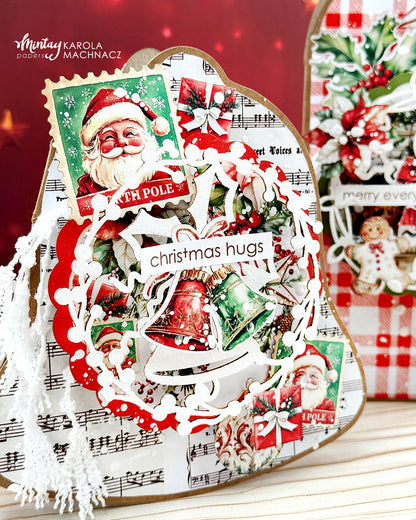 Mintay Holly Jolly 8x8 Inch Scrapbooking Paper Set