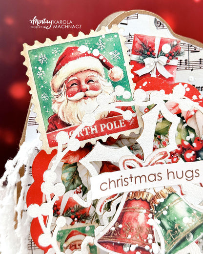 Mintay Holly Jolly 12x12 Inch Scrapbooking Paper Set