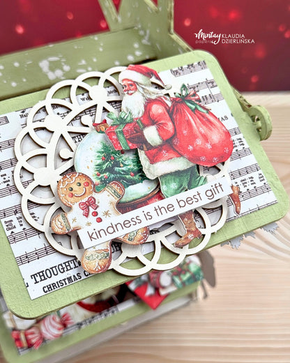 Mintay Holly Jolly 6x8 Inch Album Base (8pcs)