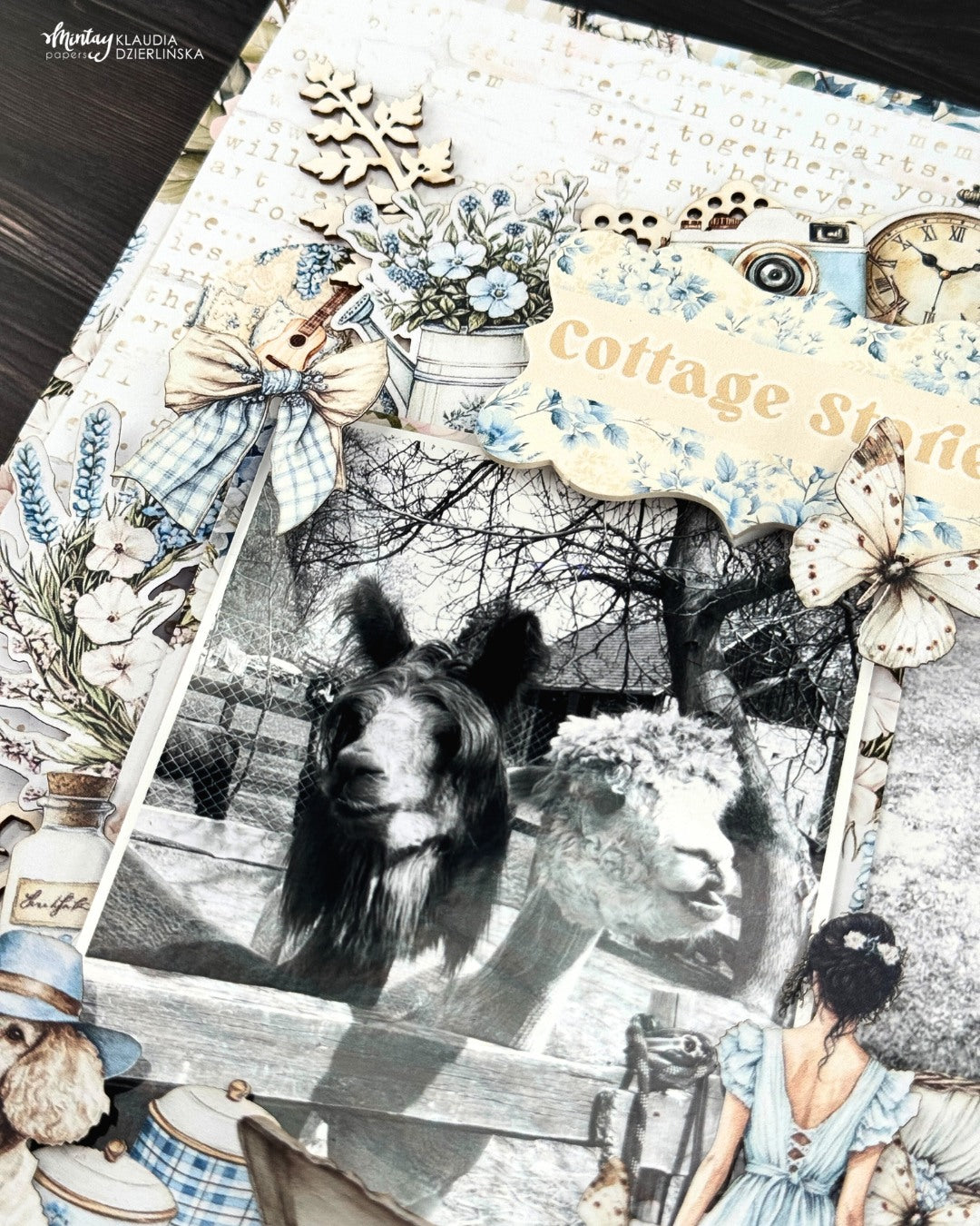 Mintay Cottage Heart Paper Die-Cuts (60pcs)