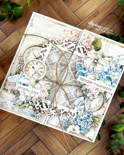 Mintay Cottage Heart 6x12 Inch Paper Stickers Words