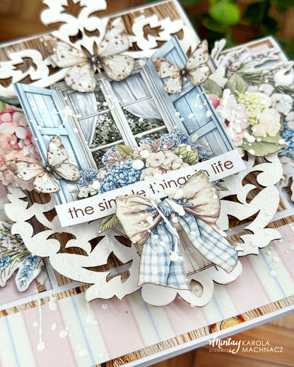 Mintay Cottage Heart 6x8 Inch Album Base (8pcs)