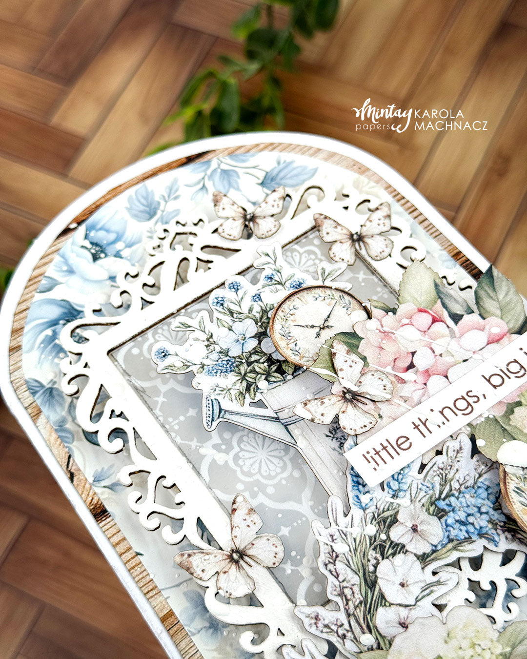 Mintay Cottage Heart 12x12 Inch Scrapbooking Paper Set