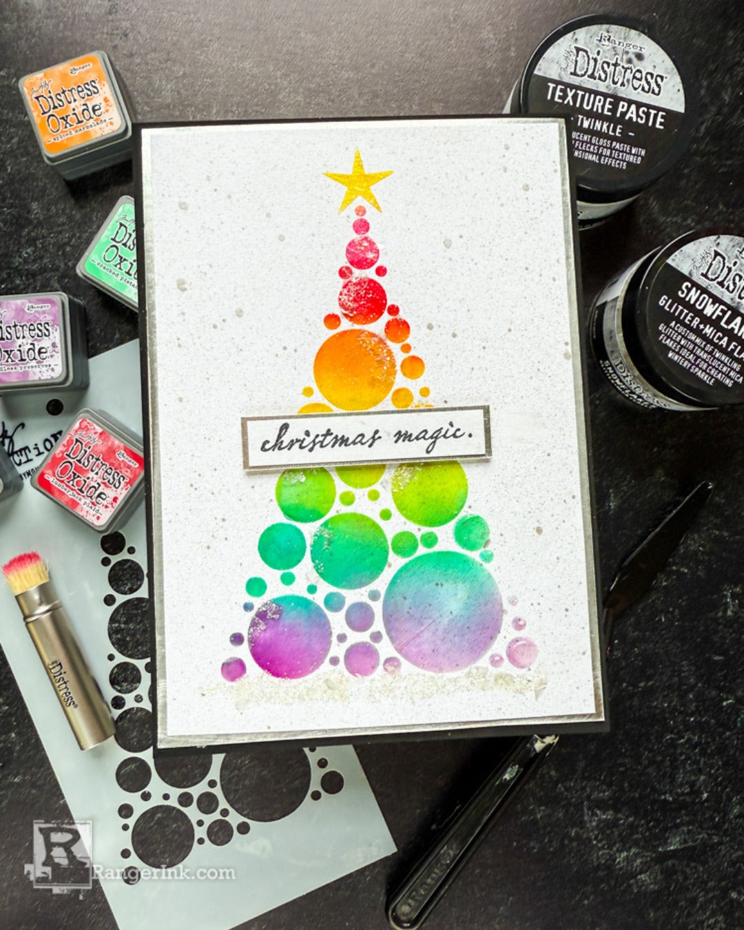 Ranger Tim Holtz® Distress Snowflakes 3 oz.