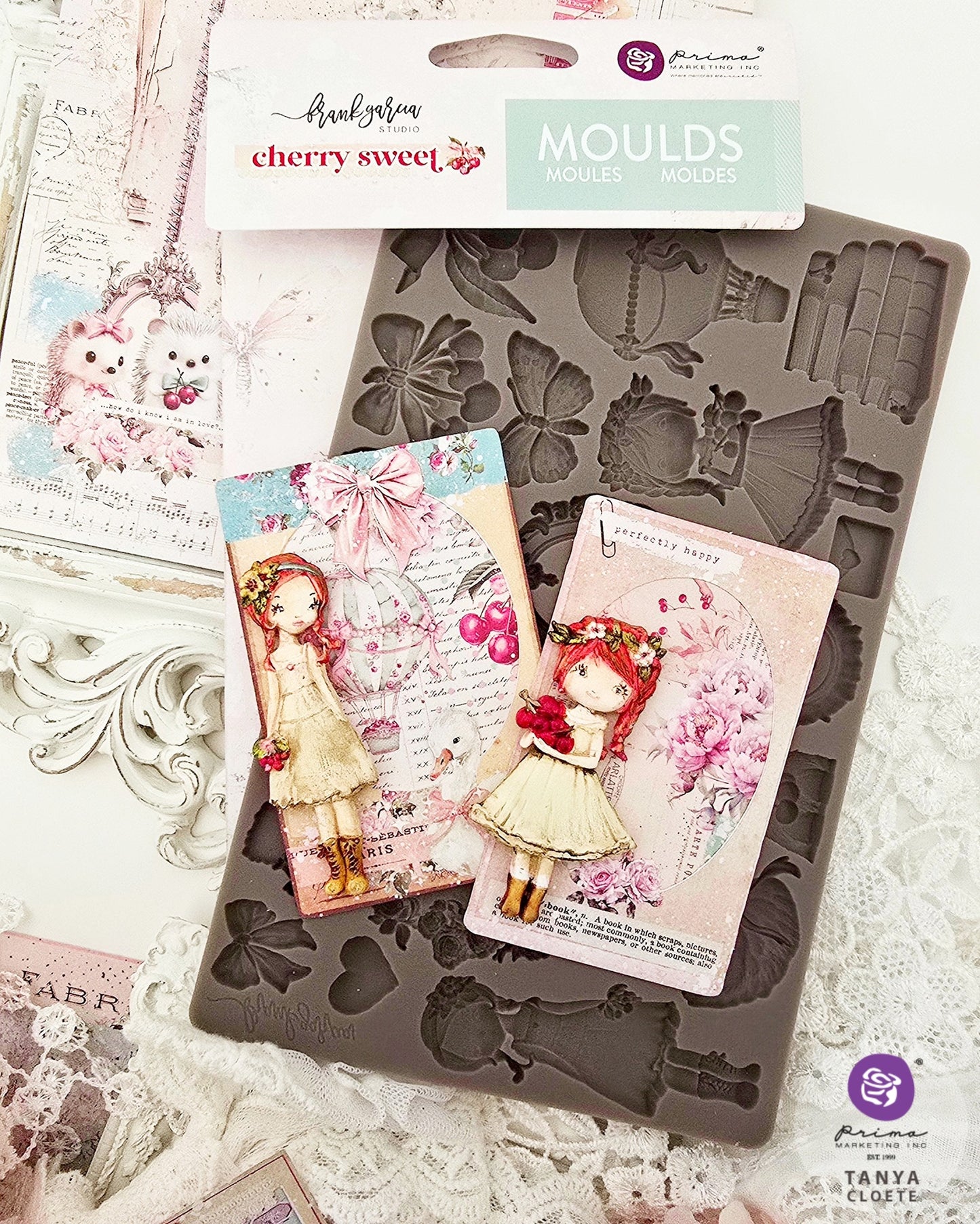 Prima Marketing Cherry Sweet 5x8 Inch Decor Moulds