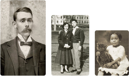 Idea-ology Tim Holtz Found Relative Vintage Portraits - 45 Pcs