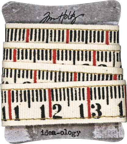 Tim Holtz Ruler Ribbon (1yard)