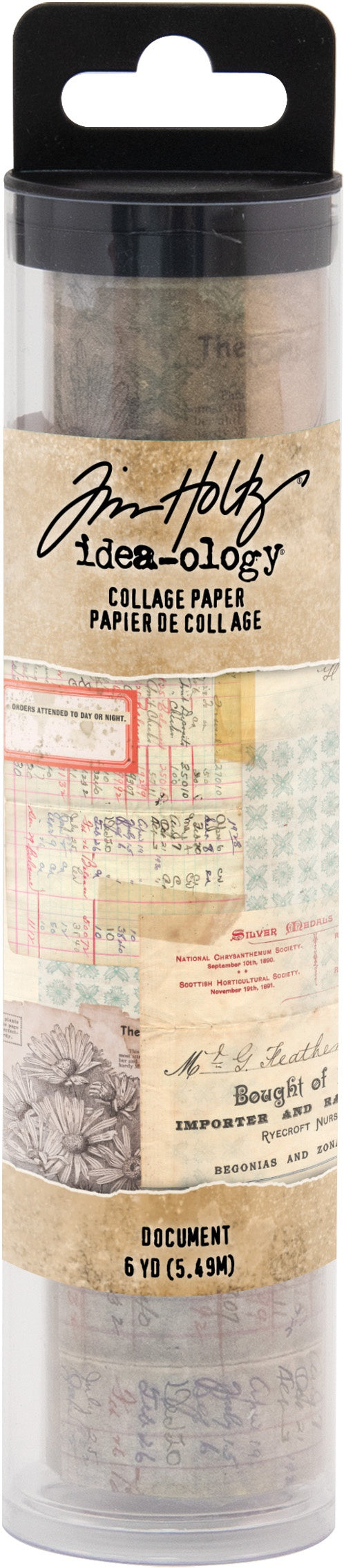Idea-ology Tim Holtz Collage Paper 6"X6yds - Document