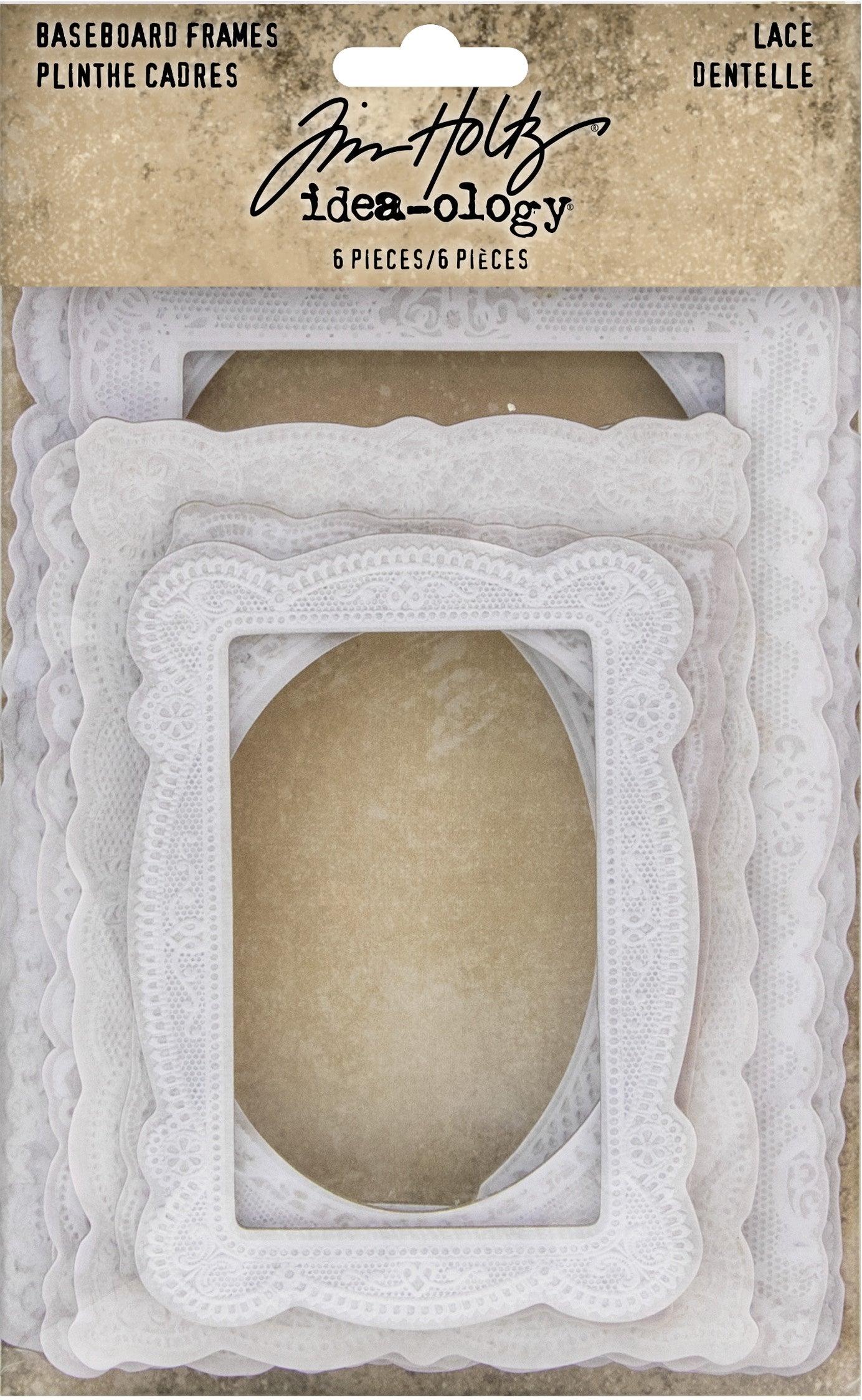 Idea-ology Tim Holtz Baseboard Frames - Lace