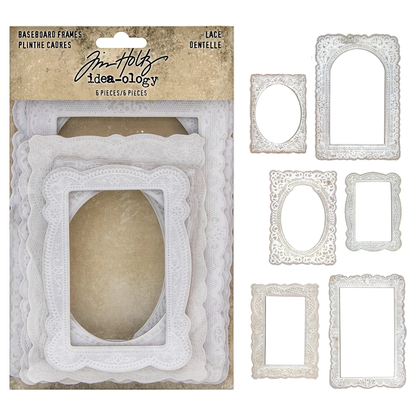 Idea-ology Tim Holtz Baseboard Frames - Lace