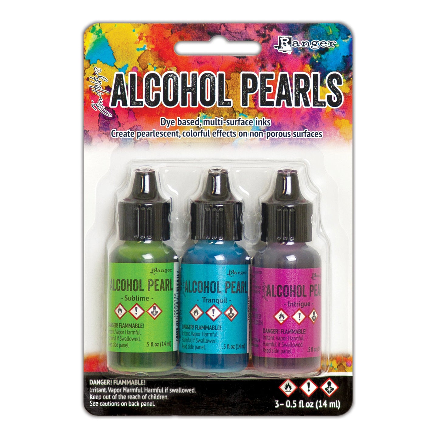 Ranger Tim Holtz Alcohol Ink Pearls Kits 3 Pcs - Kit #2