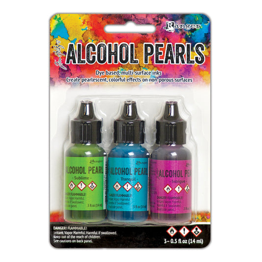Ranger Tim Holtz Alcohol Ink Pearls Kits 3 Pcs - Kit #2