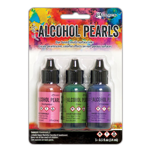 Ranger Tim Holtz Alcohol Ink Pearls Kits 3 Pcs - Kit #3