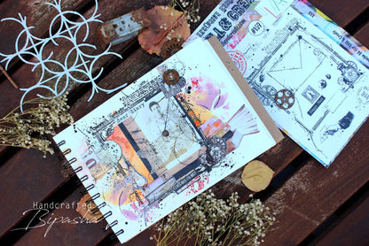 TP-159 - A5 Clear Stamp Set - Mail Art