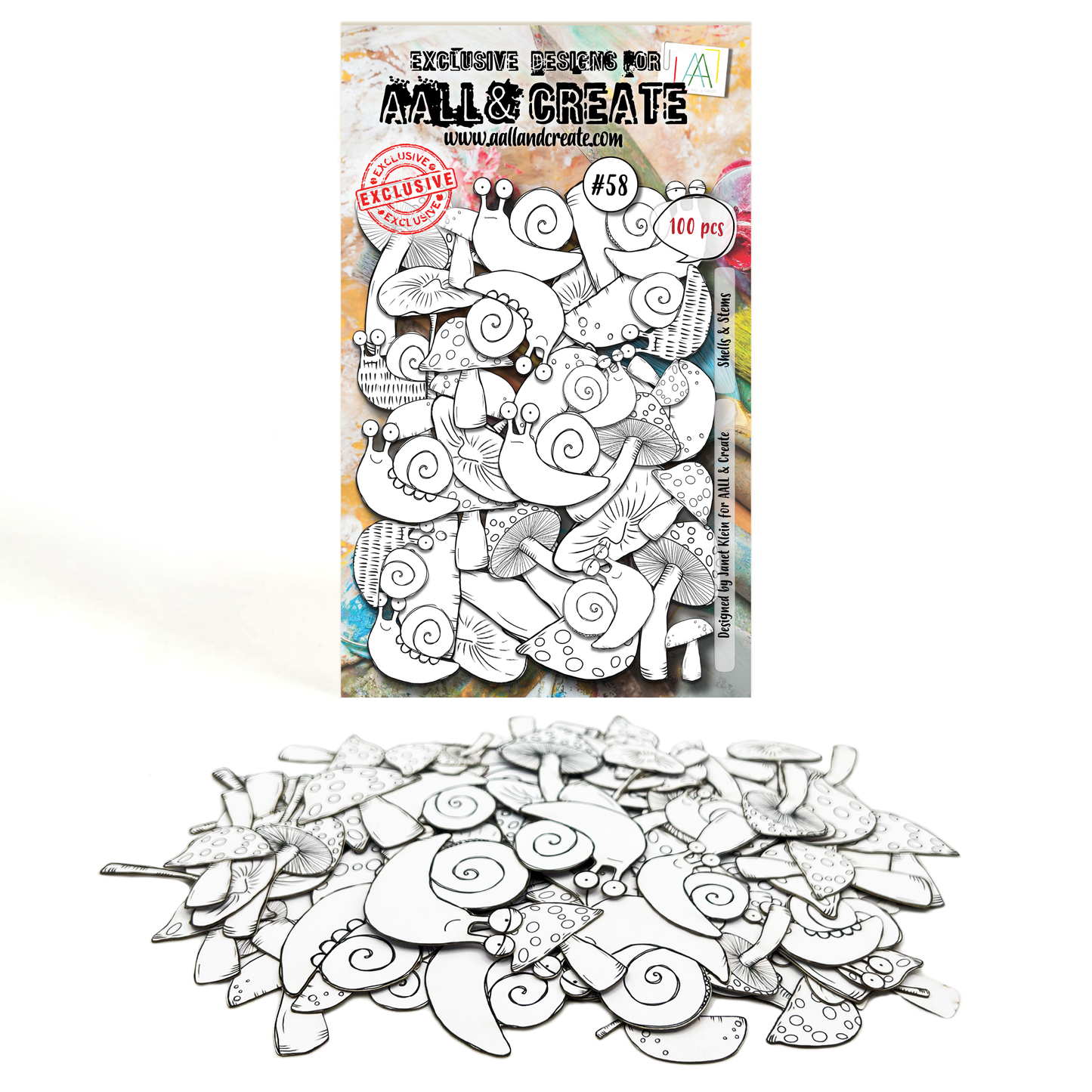 #58 - Ephemera Die-Cuts - Shells & Stems